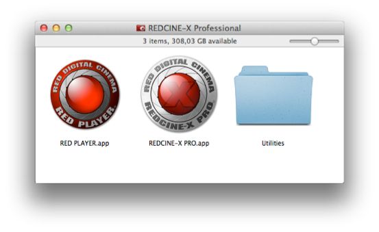Install the REDCINE software