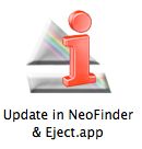 Update and Eject in NeoFinder