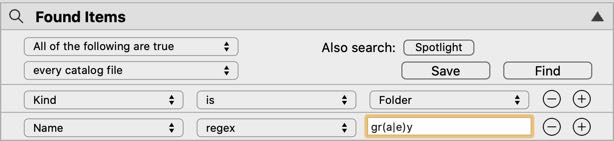 search for different spellings with regular expressions