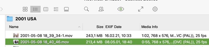 exif date changed